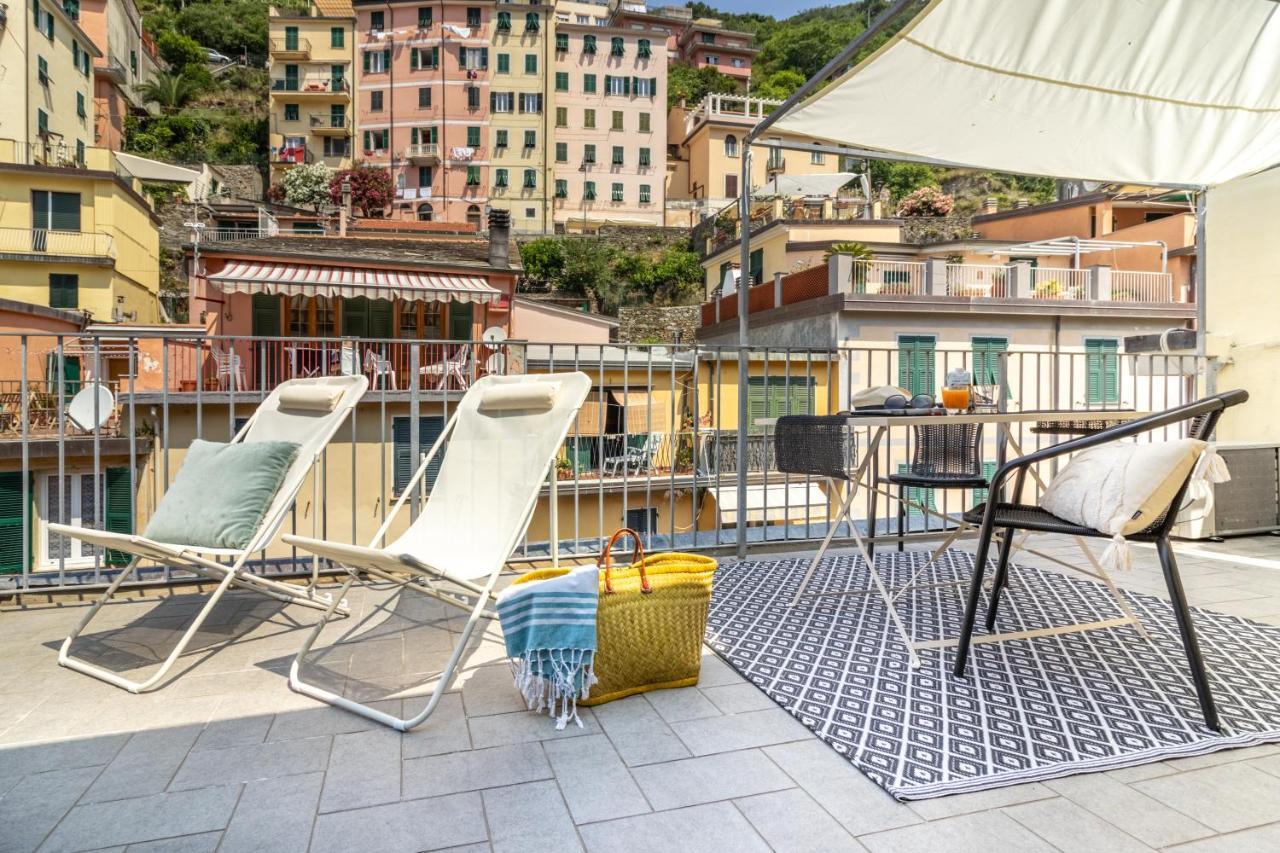 Wanderjohn Penthouse 5Terreparco Lejlighed Riomaggiore Eksteriør billede