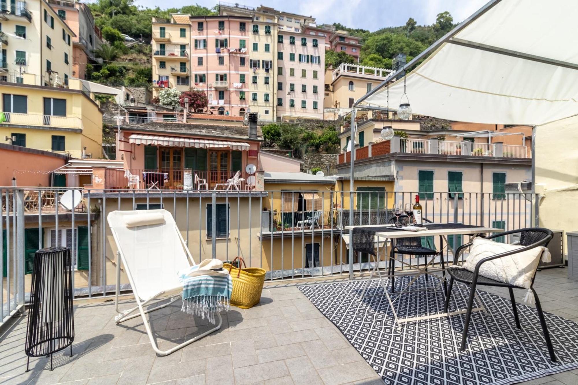 Wanderjohn Penthouse 5Terreparco Lejlighed Riomaggiore Eksteriør billede
